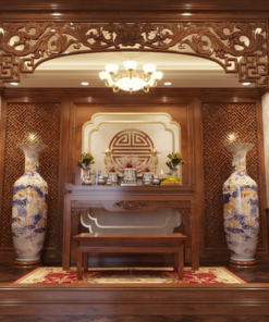 thiết kế nội thất phòng thờ tại thái bình